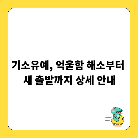 기소유예, 억울함 해소부터 새 출발까지 상세 안내