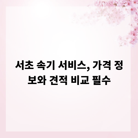 서초 속기 서비스, 가격 정보와 견적 비교 필수