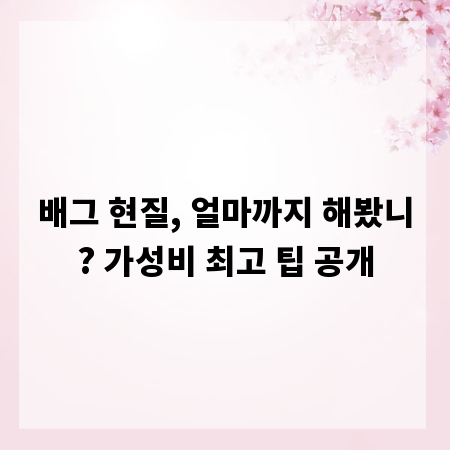 배그 현질, 얼마까지 해봤니? 가성비 최고 팁 공개