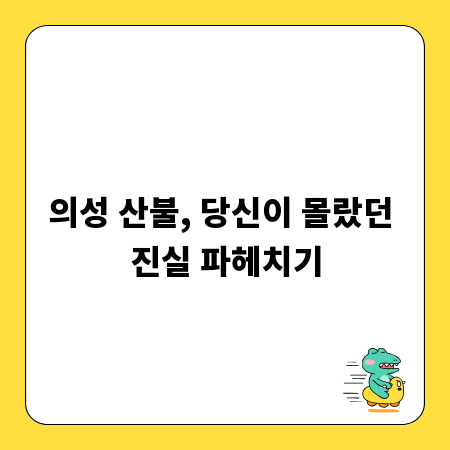 의성 산불, 당신이 몰랐던 진실 파헤치기